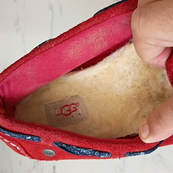 UGG RED SLIPPERS FOR WOMEN - Picture 10 of 11